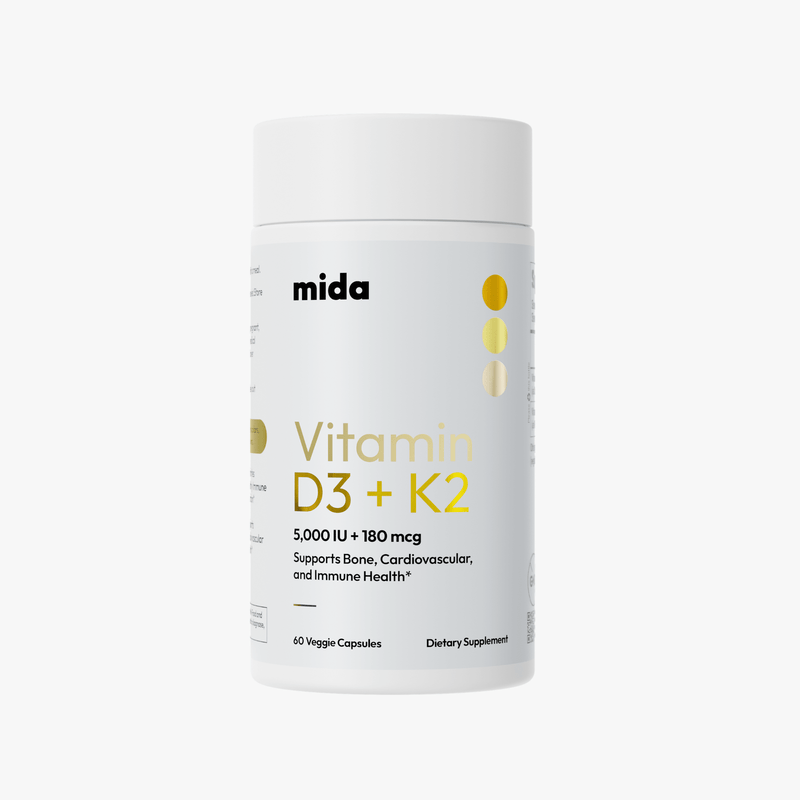 Vitamin D3 + K2 - Mida Health